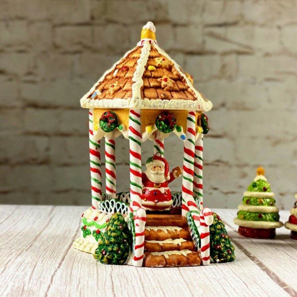 Ceramic Gingerbread Pavilion NIP